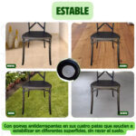 Silla De Comedor Katrina Apilable Cocina Sala Exterior - Imagen 3