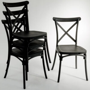 Silla De Comedor Katrina Apilable Cocina Sala Exterior