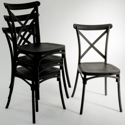 Silla De Comedor Katrina Apilable Cocina Sala Exterior