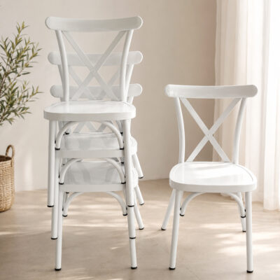 Silla De Comedor Katrina Apilable Cocina Sala Exterior