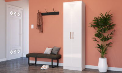 Ropero Armario Placard - Multiuso- 2 Puertas 5 Estantes