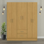 Ropero Placard 6 Puertas 2 Cajones 9 Estantes Y Perchero - Imagen 1