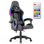 Silla Escritorio Gamer Ergonómica Reclinable Con Luces Rgb - Image 1