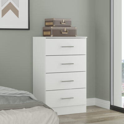 Comoda Cajonera 4 Cajones Dormitorio Guarda Ropa