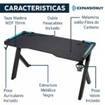 Escritorio Gamer - Mesa Pc - Con Luces Rgb - Imagen 3