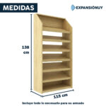 Zapatera Abierta Estanteria Organizador Comoda Cajonera - Imagen 2