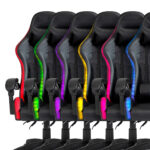 Silla Escritorio Gamer Ergonómica Reclinable Con Luces Rgb - Image 3