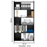 Biblioteca Estanteria Librero Organizador Repisa Multiuso - Imagen 3