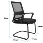 Silla De Escritorio Fija Con Mesh Ergonómica - Imagen 3