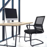 Silla De Escritorio Fija Con Mesh Ergonómica - Imagen 1