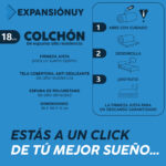 Colchón de espuma 1 Plaza Extra 17 cm Altura - Imagen 6