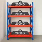 Estantería Metálica C/tornillos 4 Niveles 2x1.5x0.6m 800 Kg - Imagen 1