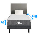 Colchón de espuma 1 Plaza 14 cm Altura - Imagen 2