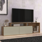 Rack De Tv Hasta 60 Pulgadas Con Puertas Y Particiones - Imagen 1