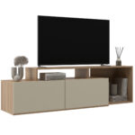 Rack De Tv Hasta 60 Pulgadas Con Puertas Y Particiones - Imagen 2