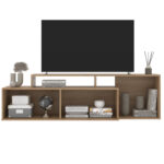 Rack De Tv Hasta 60 Pulgadas Con Puertas Y Particiones - Imagen 5