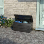 Baulera De Jardín Exterior Metal Baúl Bodega Con Llave - Imagen 1