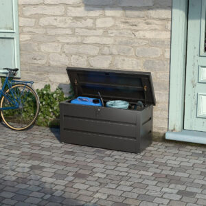 Baulera De Jardín Exterior Metal Baúl Bodega Con Llave