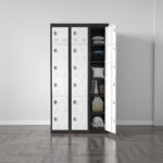 Locker Guardarropas Armario Metalico 6 Puertas Pasa Candado - Imagen 2