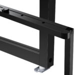 Puerta Corrediza Granero Hierro Vidrio Con Riel Kit Completo 160cm - Imagen 7