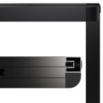 Puerta Corrediza Granero Hierro Vidrio Con Riel Kit Completo 160cm - Imagen 6