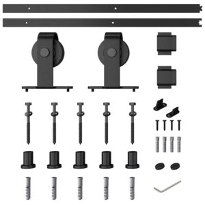 Herraje Riel Para Puerta Corrediza Tipo Granero Riel 160 cm