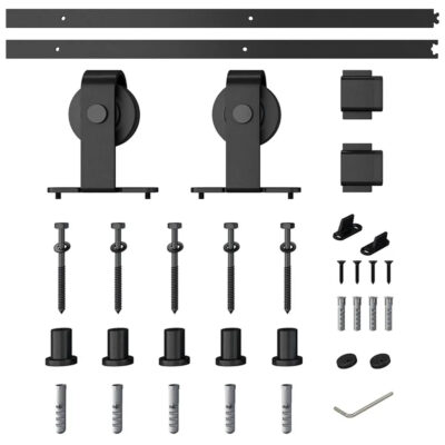 Herraje Riel Para Puerta Corrediza Tipo Granero Riel 160 cm