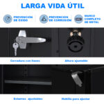 Mueble Archivador Oficina Armario Metálico Cerradura C Llave - Imagen 3