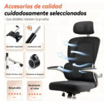 Silla De Escritorio Ergonómica Reclinable Ejecutiva Oficina - Imagen 6