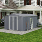 Caseta Almacenamiento Galpón Prefabricado De Acero Reforzado 28m³ - Imagen 5