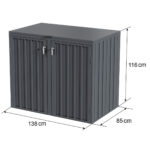 Caseta Almacenamiento Galpón Prefabricado De Acero Reforzado - Imagen 2