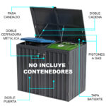 Caseta Almacenamiento Galpón Prefabricado De Acero Reforzado - Imagen 3