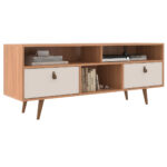 Rack Tv 50 Estantes Y Puertas Basculantes Living Comedor - Imagen 2