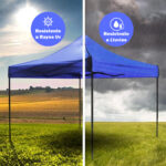 Gazebo Exterior Plegable Reforzado Impermeable 3x3 Autoarmable - Imagen 5