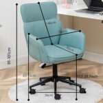 Silla De Oficina Y Hogar Sillón De Escritorio Pc Con Ruedas - Imagen 3