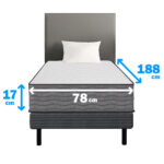 Colchón de espuma 1 Plaza 17 cm Altura - Imagen 2