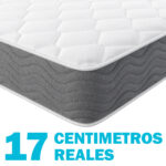 Sommier 2 Plazas Base Box Colchón Espuma Altura 17 Cm - Imagen 3