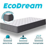 Sommier 1 Plaza Extra Base Box Colchón Espuma Altura 17 Cm - Imagen 6