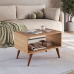 Mesa De Centro De Madera Living Sala De Estar Mesa Ratona - Imagen 1