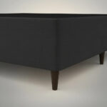 Box Base Cama Sommier Para Colchón 1 Plaza Dormitorio - Imagen 3