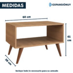 Mesa De Centro De Madera Living Sala De Estar Mesa Ratona - Imagen 2