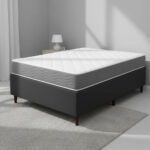 Sommier 2 Plazas Base Box Colchón De Espuma Altura 14 Cm - Imagen 1