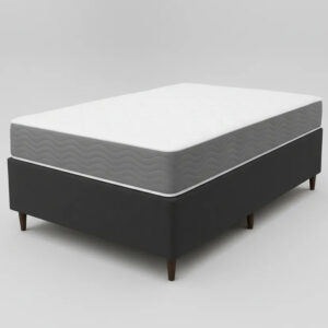 Sommier 2 Plazas Base Box Colchón Espuma Altura 17 Cm
