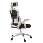 Silla Ejecutiva Ergonómica Con Apoyacabeza y Tela Mesh - Imagen 4