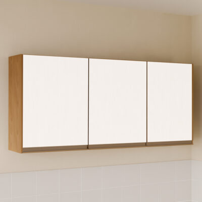 Mueble Aereo Cocina 3 Puertas Con Estantes Sin Nicho