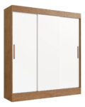 Ropero Armario Placard Puertas Corredizas Con Perchero MDF - Imagen 2