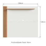 Panel Para Tv Hasta 55 Pulgadas Con Estante - Imagen 3