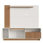 Rack Y Panel Para Tv Hasta 75 Pulgadas Mueble Juego De Tv - Imagen 2