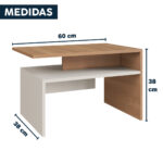 Mesa De Centro De Madera Living Sala De Estar Mesa Ratona - Imagen 2