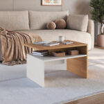 Mesa De Centro De Madera Living Sala De Estar Mesa Ratona - Imagen 1